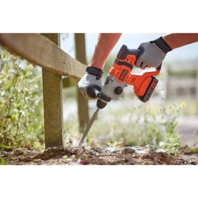 9. Black & Decker BCD900B-XJ 1880 U/min SDS Plus Bohrmaschine, Schwarz, Orange