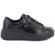 2. Damen-Plateauschuhe aus Lackleder, schwarz, Vinceza 133134