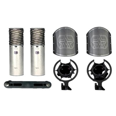 Ein Paar Aston Microphones Spirit Stereo-Kondensatormikrofone