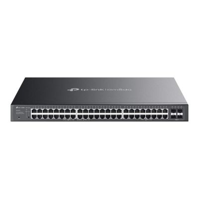 6. TP-Link Omada SG2452LP Netzwerk-Port, Managed L2/L2+ Gigabit-Ethernet (10/100/1000) mit PoE-Unterstützung, 1 HE, Schwarz