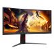 20. AOC G4 CU34G4ZCA Computermonitor 86,4 cm (34") 3440 x 1440 px Wide Quad HD Schwarz, Rot