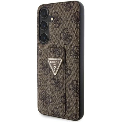 2. Guess GUHCS24SPGS4TDW S24 S921 braun/braun Hardcase Grip Stand 4G Triangle Strass