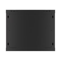 LANBERG Wandregalschrank 19" 9HE 600x600 Metalltür Schwarz (Bausatz) WF01-6609-00B