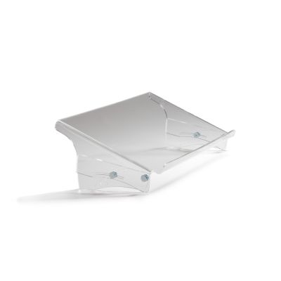 BakkerElkhuizen Q-doc 515 Board mit Dokumentenclip Acryl, Kunststoff, Stahl Transparent