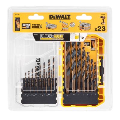 4. DeWalt DT70729-QZ HSS-G Metallbohrer-Set - 23-teilig.