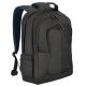 RIVACASE Laptop-Rucksack 17,3" Tegel, Schwarz, 23 l, wasserdichtes Material, Fächer für Tablet 10,1", Smartphone, Dokumente, Zubehör