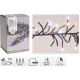 WEIHNACHTSLICHTER LICHTERKETTE 576 LED TIMER KALT-WARMWEISS