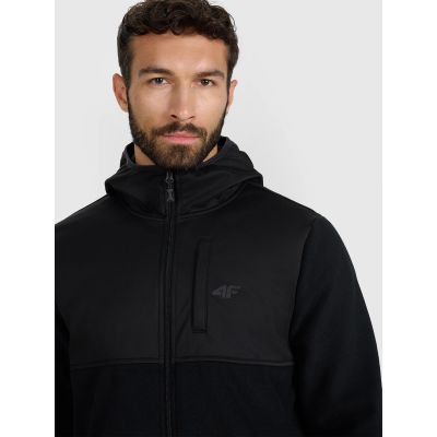 5. Herren-Fleecejacke mit Kapuze, Größe 4F 4FWAW25TFLEM417-20S
