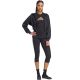 6. adidas Damen-T-Shirt mit Blumenmuster, Schwarz, KT2766