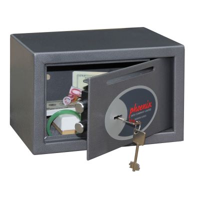 6. Phoenix Safe Co. Vela SS0801KD 10 l Stahl Graphit