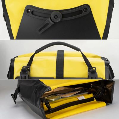 6. Rockbros 30140022005 Wasserdichte Fahrradtasche 25-32L - Gelb