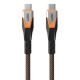 14. UAG SRGE - USB-C - USB-C-Kabel, USB 3.2 Gen2 240W/20Gbps, 75 cm (schwarz/orange)