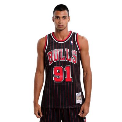 2. Mitchell & Ness Chicago Bulls NBA Swingman Ausweichtrikot Bulls 95 Dennis Rodman M SMJYGS18150-CBUBLCK95DRD