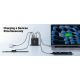 7. Acer 100W PD GaN-Ladegerät, 3 x USB-C und 1 x USB-A, EU-Stecker, 100W USB-C-Kabel, Schwarz, Einzelhandelsverpackung