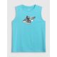 5. Ärmelloses, normales T-Shirt mit Aufdruck für Jungen, Größe 4F 4FJRSS26TSLEM354-047S
