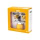 2. Bialetti Mini Express Lichtenstein Kaffeemaschinen-Set + 2 Espressotassen