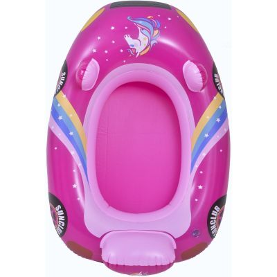 10. Aufblasbares Autoboot zum Schwimmen 86 x 60,5 cm 37621 Rosa