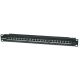8. Intellinet Patchpanel 19 Zoll, 24 Ports, STP Kat. 6, schwarz
