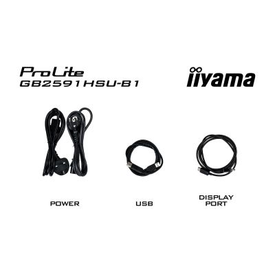 18. iiyama G-MASTER GB2591HSU-B1 Computermonitor 62,2 cm (24,5") 1920 x 1080 px Full HD LED Schwarz