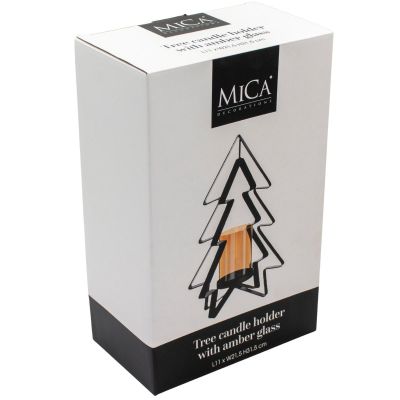 11. Metallkerzenständer 31,5 cm Weihnachtsbaum Glimmer