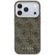 3. Guess 4G & Big Resin Logo Hülle für iPhone 17 Pro Max / 18 Pro Max - Braun