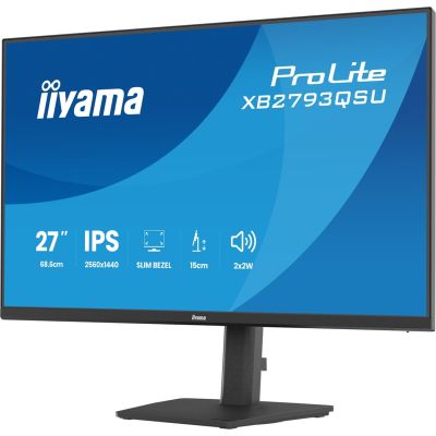 6. iiyama ProLite XB2793QSU-B1 Computermonitor 68,6 cm (27") 2560 x 1440 px Quad HD LED Schwarz