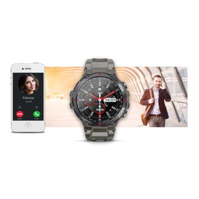 4. GIEWONT Graue GW430-2 Smartwatch