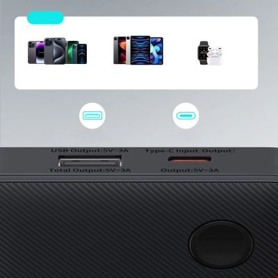14. Baseus Airpow Lite 10000mAh 15W Powerbank mit Baseus Simple USB-A - USB-C 30cm Kabel - Weiß