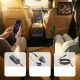 4. ORICO ChargeClip 90 W 2A4C Back Clip Multi-Port-Autoladegerät