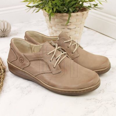 4. Helios W 715 bequeme Lederschuhe, beige 