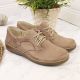 4. Helios W 715 bequeme Lederschuhe, beige 