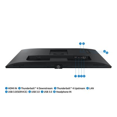 20. Samsung S80TB LED-Display 68,6 cm (27 Zoll) 3840 x 2160 Pixel 4K Ultra HD Schwarz