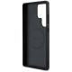 7. DKNY Leder-MagSafe-Hülle mit Karomuster für Samsung Galaxy S25 Ultra, Grau