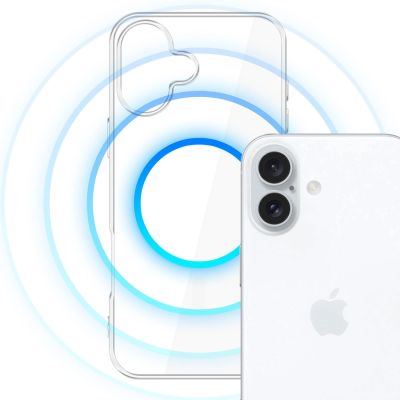 7. 3mk Clear MagCase Hülle für Apple iPhone 16 – transparent