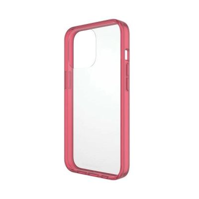5. PanzerGlass ClearCase antibakterielle, nach Militärstandard zertifizierte Hülle für iPhone 13 Pro – transparentes Rosa