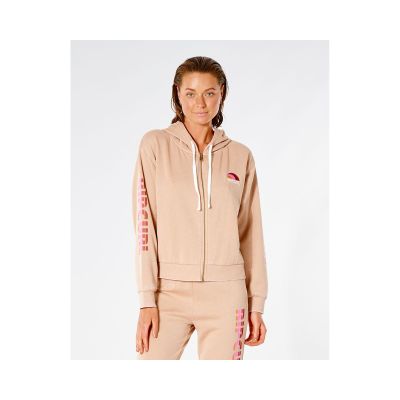 6. RIP CURL Wave Shapers Zip Through Sweatshirt - Beige