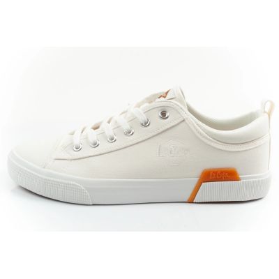2. Lee Cooper Herren-Sportschuhe, modische weiße Sneaker, bequem
