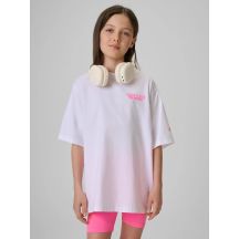 Locker geschnittenes Mädchen-T-Shirt mit Aufdruck 4F 4FJRSS26TTSHF3910-10S