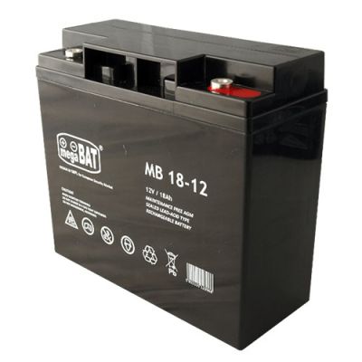 2. MegaBat MB 18-12 Bleiakku (VRLA) 12V 18Ah