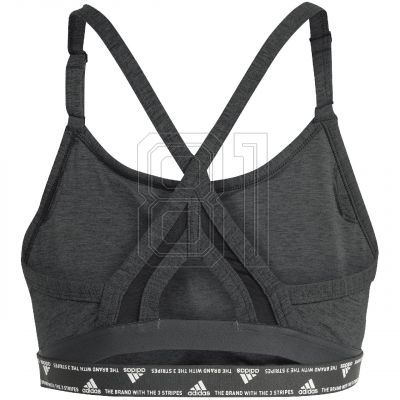 2. adidas Aeroreact Training Light-Support 3-Stripes Bra W HC7870 sports bra