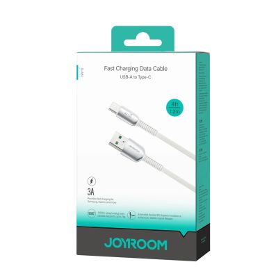 7. Joyroom S-A51 Cutting-Edge Series 3A USB-A - USB-C Kabel 1,2m - hellgrau