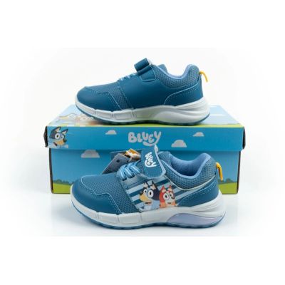 10. Leomil Kinder-Sportschuhe Bluey Sneakers, leicht, mit Klettverschluss, LED, blau