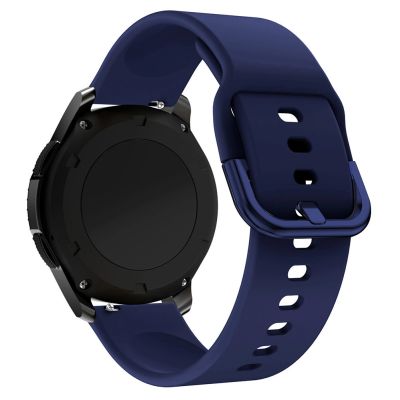 Silikonarmband TYS Band für Samsung Galaxy Watch 40 / 41 / 42 / 43 / 44 mm - dunkelblau