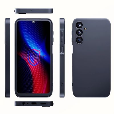4. 3mk Matt Case Pro für Samsung Galaxy A25 5G – Mattschwarz