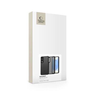 5. Tech-Protect MagMat Case für Samsung Galaxy S25 Edge - Mattschwarz