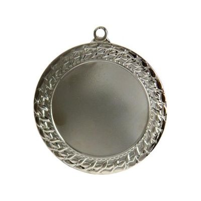5. Silbermedaille mit Platz für ein 50-mm-Emblem – Stahlmedaille