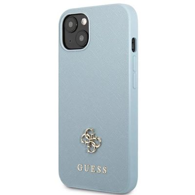 2. Guess GUHCP13MPS4MB iPhone 13 6.1" Blau/Blau Hardcase Saffiano 4G Small Metal Logo