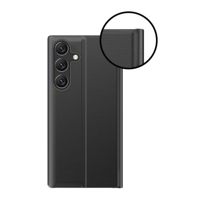 6. Neues Sleep Case Flip Cover mit Standfunktion für Samsung Galaxy A26 - Schwarz
