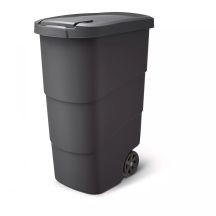 KEDEN WHEELER ABFALLTONNE 90 L - SCHWARZ RECYCLING*
