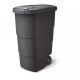 KEDEN WHEELER ABFALLTONNE 90 L - SCHWARZ RECYCLING*